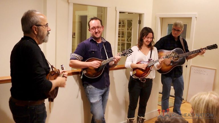 video: John Reischman, Scott Nygaard, Sharon Gilchrist, Joe K. Walsh: “The Eighth of January”