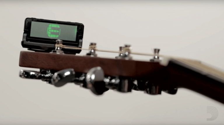 article: D'Addario Clip-On Headstock Tuner