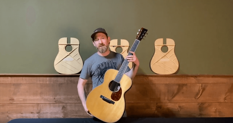 article: Bourgeois Guitars Behind the Scenes | Soundhole Sizes