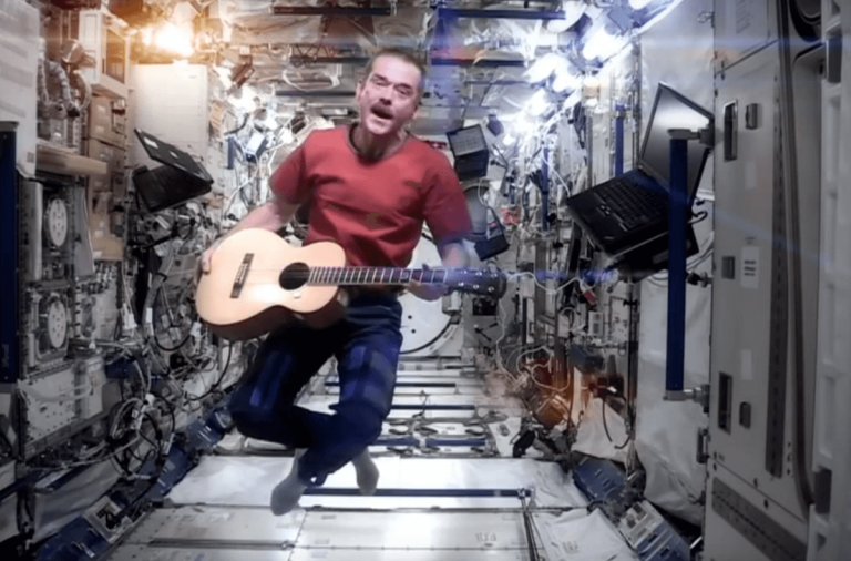 article: Chris Hadfield on ISS, “Space Oddity” | Larrivée