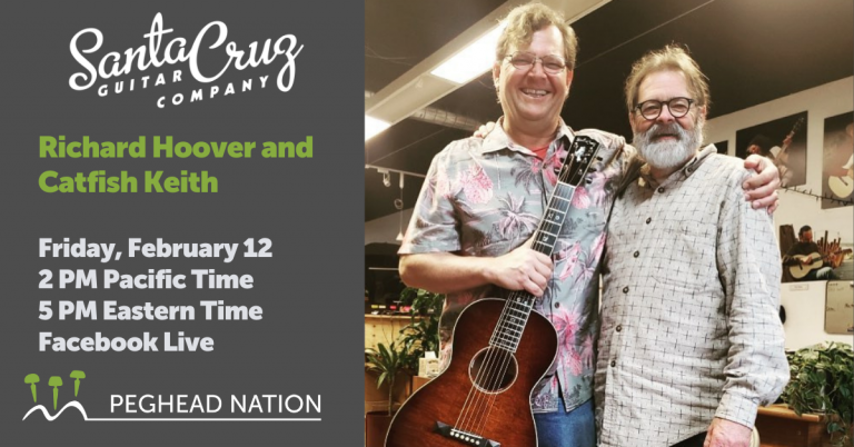 article: Join Richard Hoover and Catfish Keith | Santa Cruz Guitars | Facebook Live, Friday, February 12