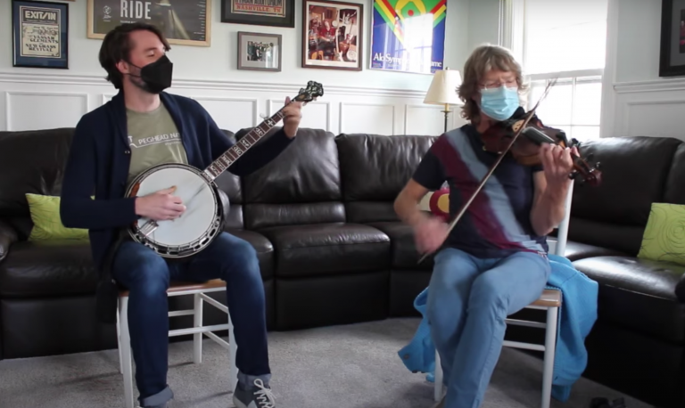 video: Sam Bush and Wes Corbett: “Tennessee Wagoner”