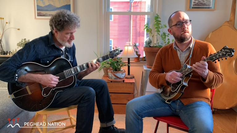 Matt Munisteri and Joe K. Walsh play Bill Monroe’s “Kentucky Waltz.”