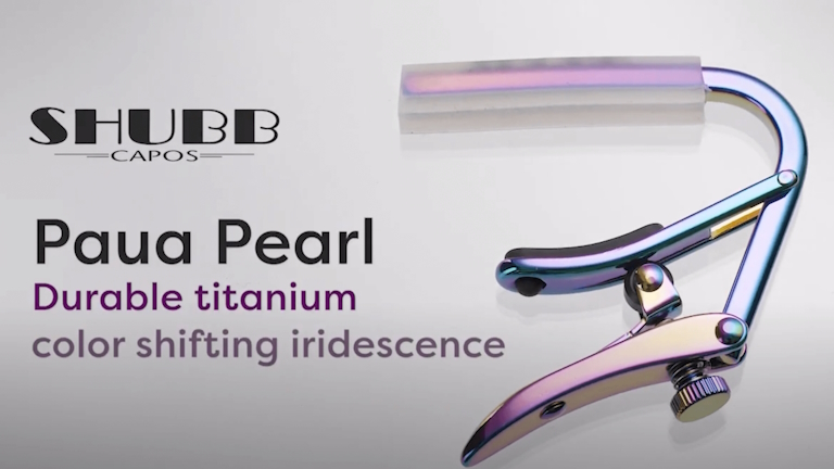 Shubb Paua Pearl capo