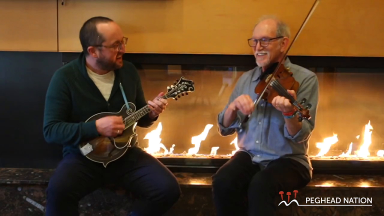 video: Joe K. Walsh and Bruce Molsky: “Walk Along John to Kansas”