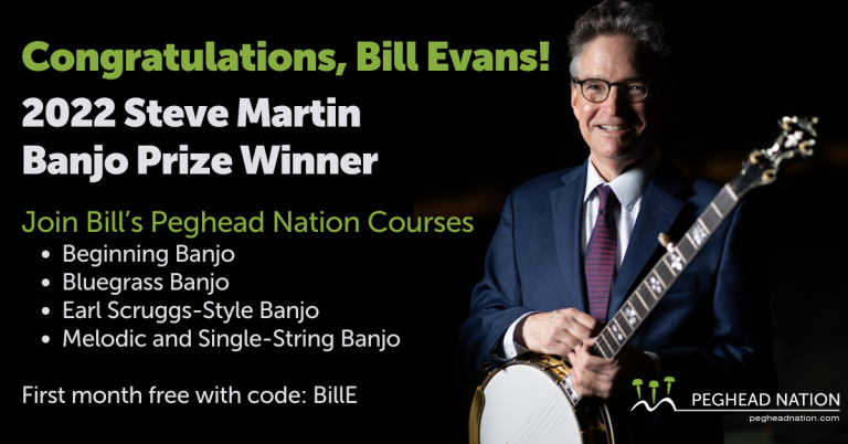 article: Bill Evans Wins the 2022 Steve Martin Banjo Prize