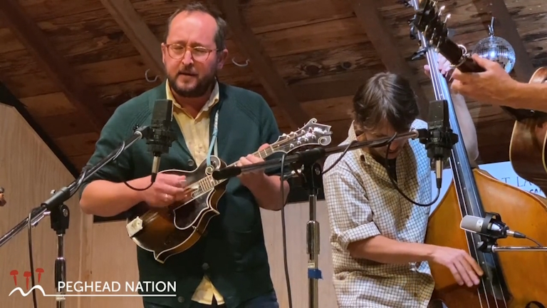 Joe K. Walsh, John Mailander, Paul Kowert, Ross Martin perform “You’re Going to Make Me Lonesome When You Go” at the Great Lakes Music Camp