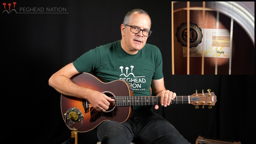 Taylor GS Mini-e Rosewood LTD 50th Anniversary review and video demonstration